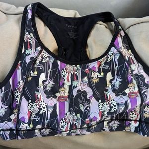 Torrid Active sports bra Disney Villains 2